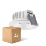 Confezione Multipack 4x Ledvance LED  SPOT AIR FIX Aluminium  6W 570lm 36D - 940 Bianco Freddo | Ritaglio 68mm - IP65 - Miglior Resa Cromatica -  Dimmerabile