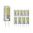 Confezione Multipack 10x Noxion Bolt LED Capsule G9 4.8W 600lm - 830 Luce Calda | Sostitutiva 50W