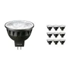 Confezione Multipack 10x Philips Master LED Faretti GU5.3 MR16 6.7W 420lm 36D - 927 Bianco Molto Caldo | Miglior resa cromatica - Dimmerabile - Sostitutiva 35W